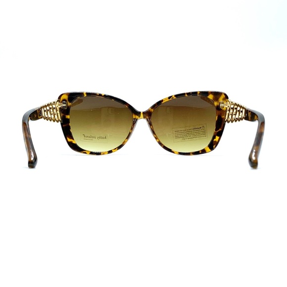 Kathy Ireland Oversized Tortoise Sunglasses - Picture 2 of 6